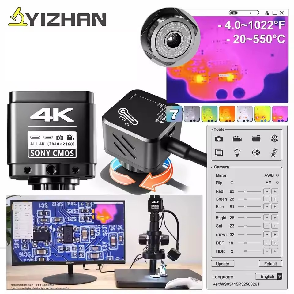 Electronics Repair In Usa - YIZHAN 열화상 카메라 256*192 픽셀 4k