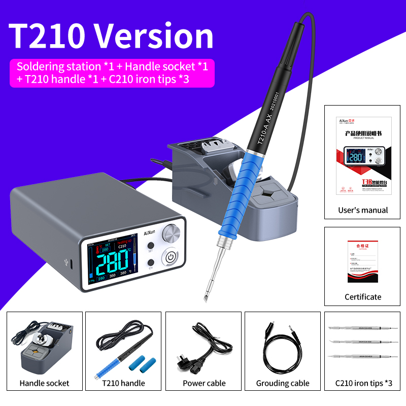 T3B 스마트 DIY 전자 제품 수리용 납땜 스테이션, - Electronics Repair In Usa 리뷰 및 가격